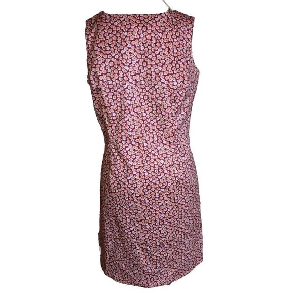 NWOT Sz Small Fairway & Green Golf Dress Red Peach Pink Floral - Picture 1 of 6